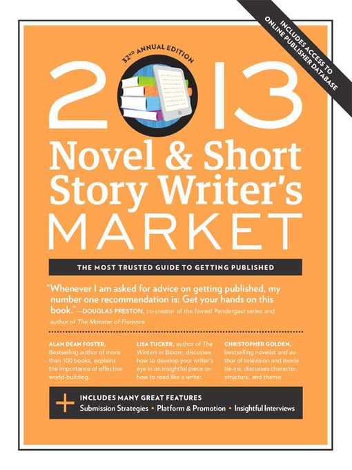 Cover image for 2013 Novel & Short Story Writer's Market